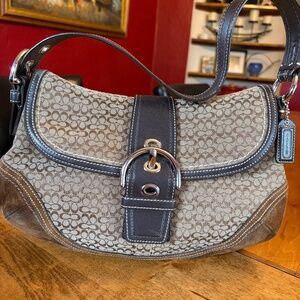 Coach Soho Signature Flap Shoulder Bag